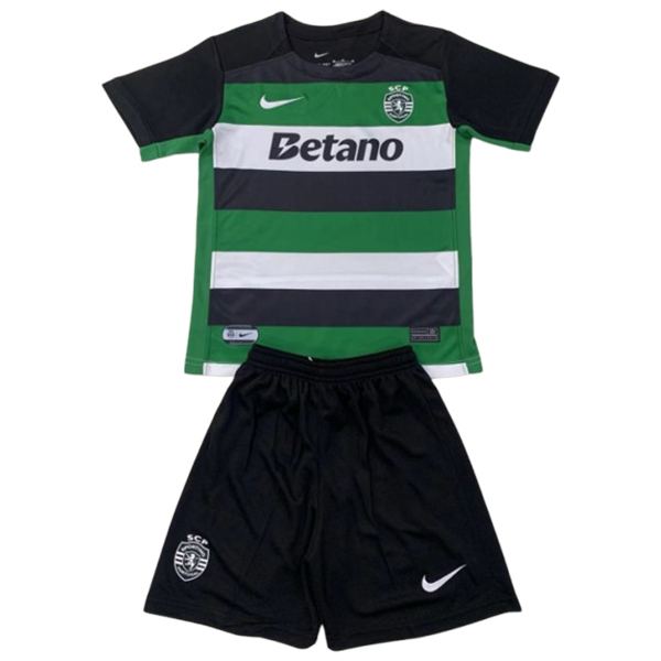 nuova prima maglietta sporting de lisboa bambino 2024-2025