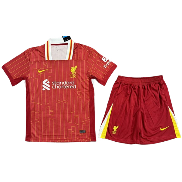 nuova prima divisione magliette liverpool set completo uomo 2024-2025