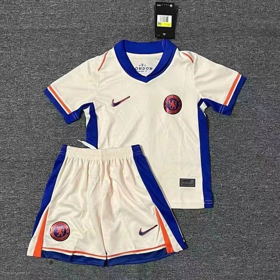 nuova seconda divisione magliette set completo uomo chelsea 2024-2025