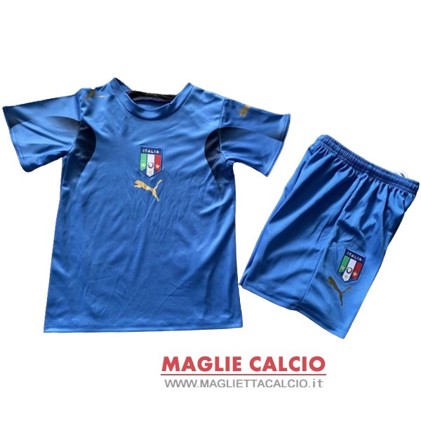 nuova prima magliette italia set completo bambino retro 2006