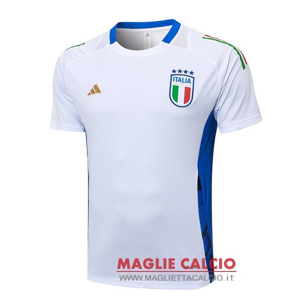 magliette italia formazione 2024 bianco blu