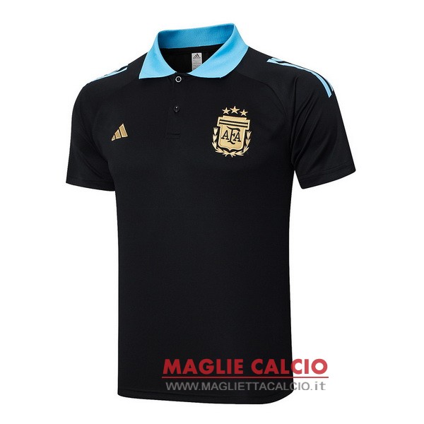 argentina nero blu magliette polo nuova 2024