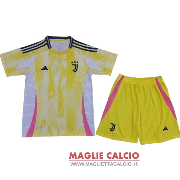 nuova seconda magliette juventus set completo uomo 2024-2025