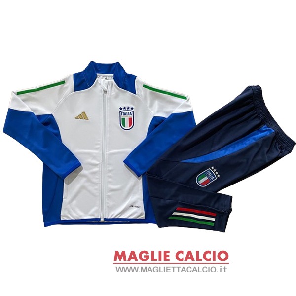 nuova italia insieme completo bianco blu navy giacca 2024