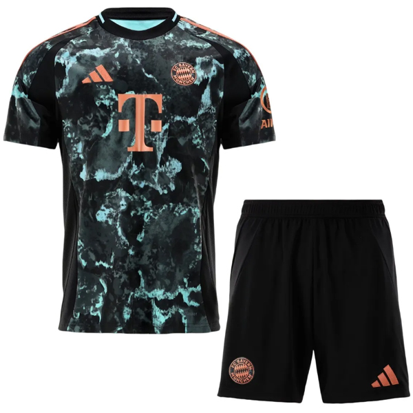 nuova seconda magliette bayern munich set completo bambino 2024-2025