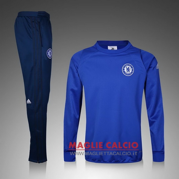 nuova chelsea insieme completo blu giacca 2016-2017