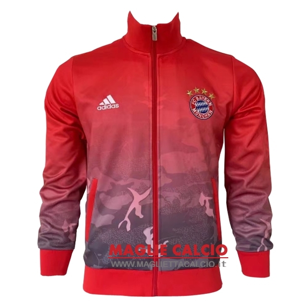 bayern monaco rosso grigio nuova giacca 2017-2018