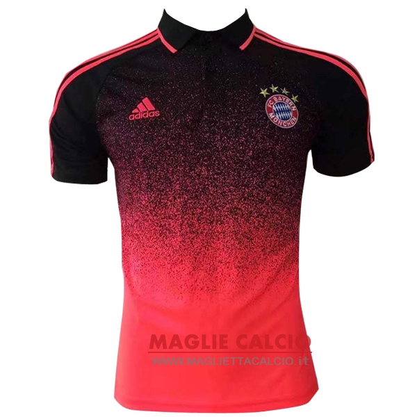 bayern munich rosa magliette polo nuova 2017-2018