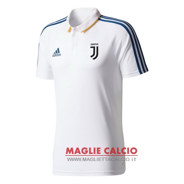 juventus bianco blu magliette polo nuova 2017-2018