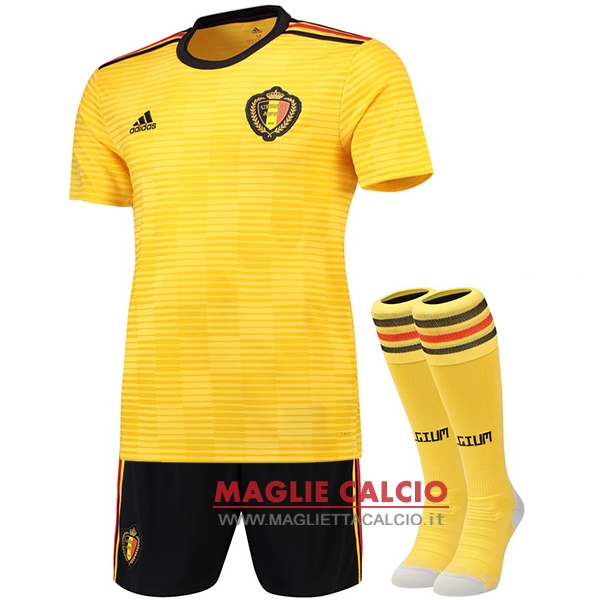 nuova seconda divisione magliette belgio 2018（pantaloncini+calze）