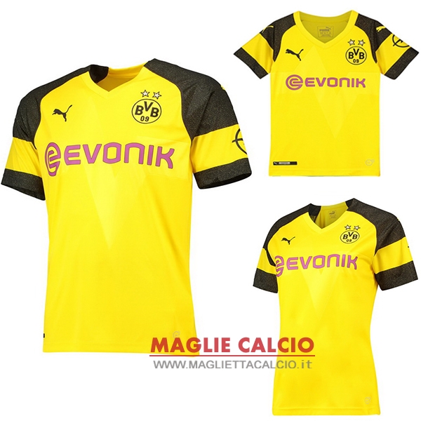 nuova prima divisione magliette borussia dortmund 2018-2019（donna+bambino )