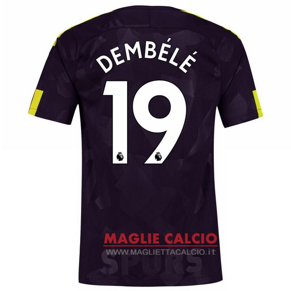 nuova maglietta tottenham hotspur 2017-2018 dembele 19 terza