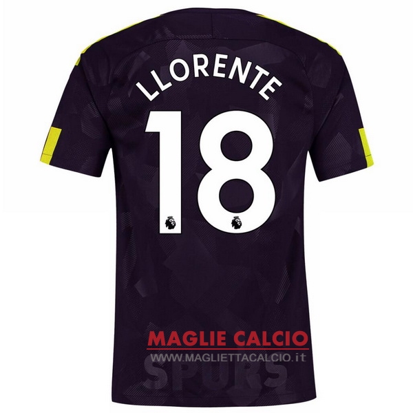 nuova maglietta tottenham hotspur 2017-2018 llorente 18 terza