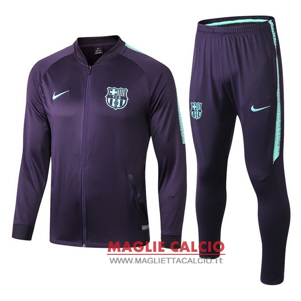 nuova barcelona set completo purpureo giacca 2018-2019