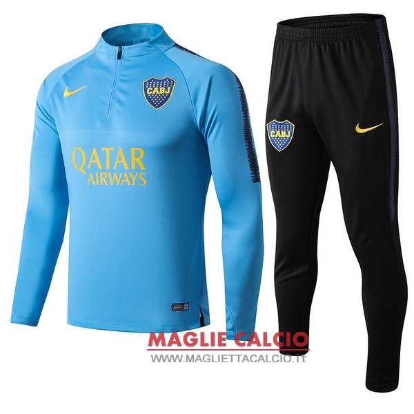 nuova boca juniors insieme completo blu nero giacca 2018-2019