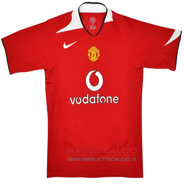 prima magliette nuova manchester united retro 2005-2006