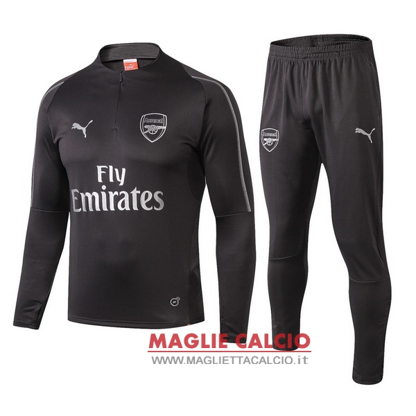 nuova arsenal insieme completo grigio navy woolen giacca 2018-2019