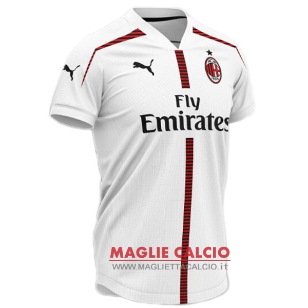 nuova concetto divisione magliette ac milan 2019-2020 bianco