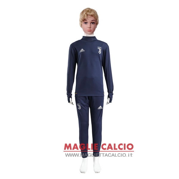 nuova Juventus insieme completo blu navy bambino giacca 2017-2018