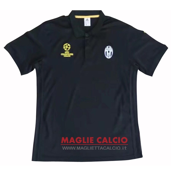 juventus nero magliette polo nuova 2017-2018