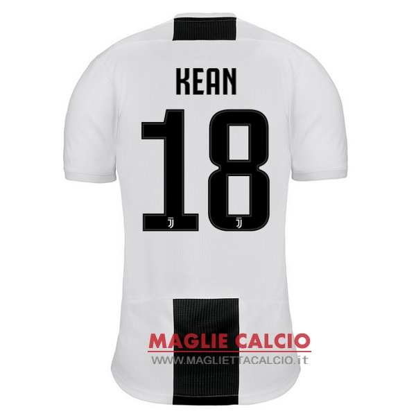 nuova maglietta juventus 2018-2019 kean 18 prima