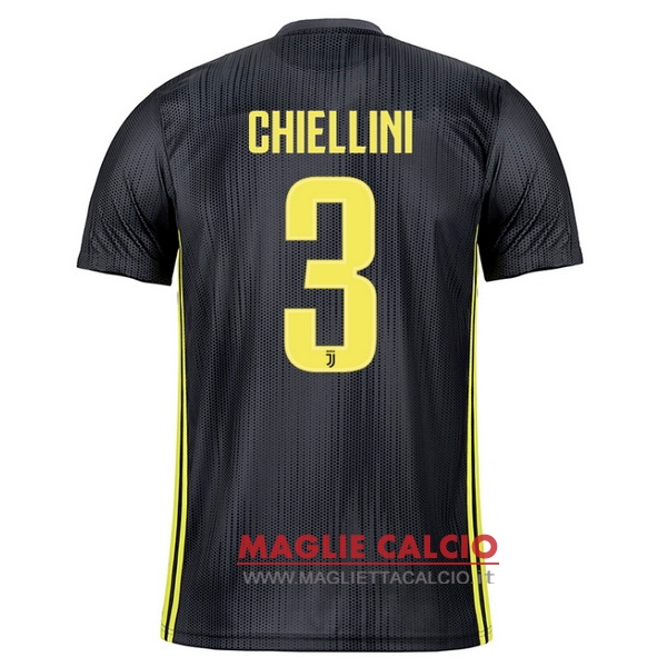 nuova maglietta juventus 2018-2019 chiellini 3 terza