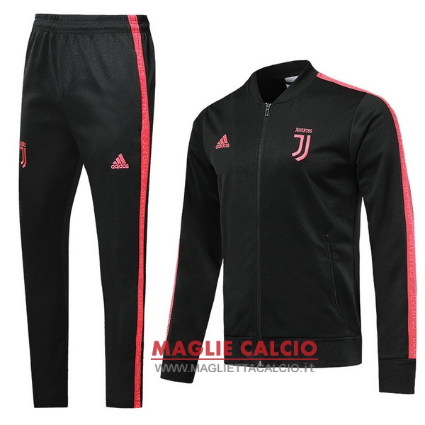 nuova juventus set completo nero giallo giacca 2019-2020