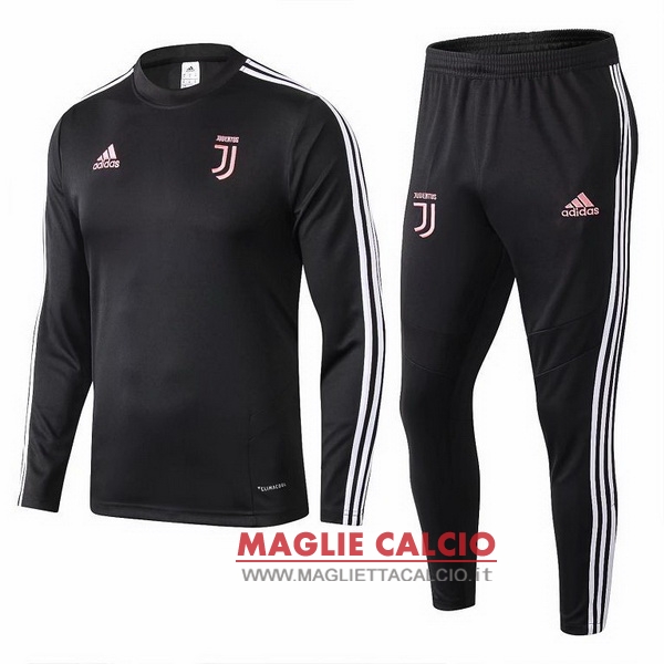 nuova juventus set completo nero giacca 2019-2020