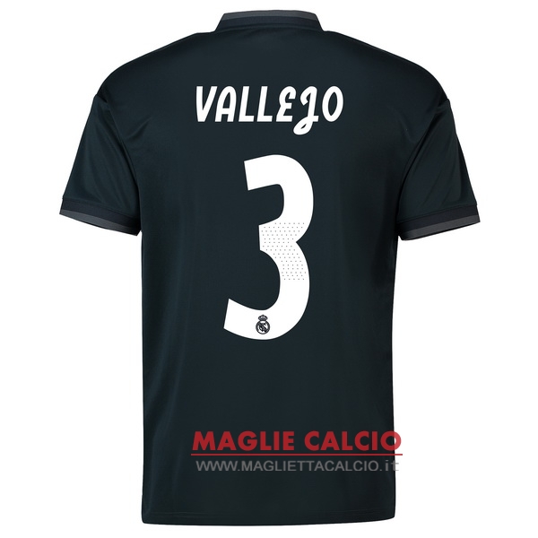 nuova maglietta real madrid 2018-2019 vallejo 3 seconda