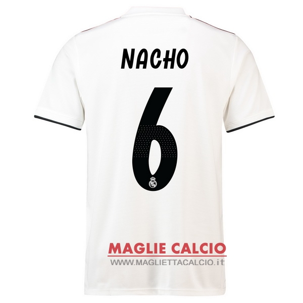 nuova maglietta real madrid 2018-2019 nacho 6 prima