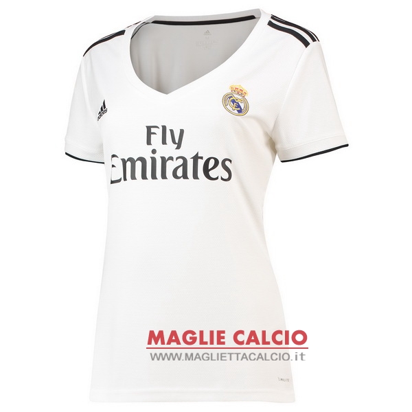 nuova prima magliette real madrid donna 2018-2019