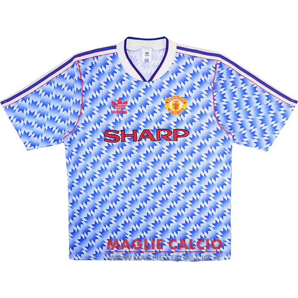 nuova seconda magliette manchester united retro 1990-1992