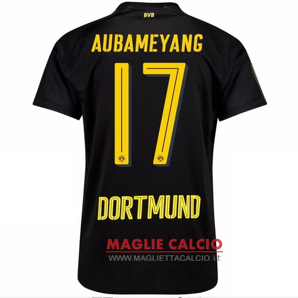 maglietta borussia dortmund 2017-2018 aubameyang 17 seconda