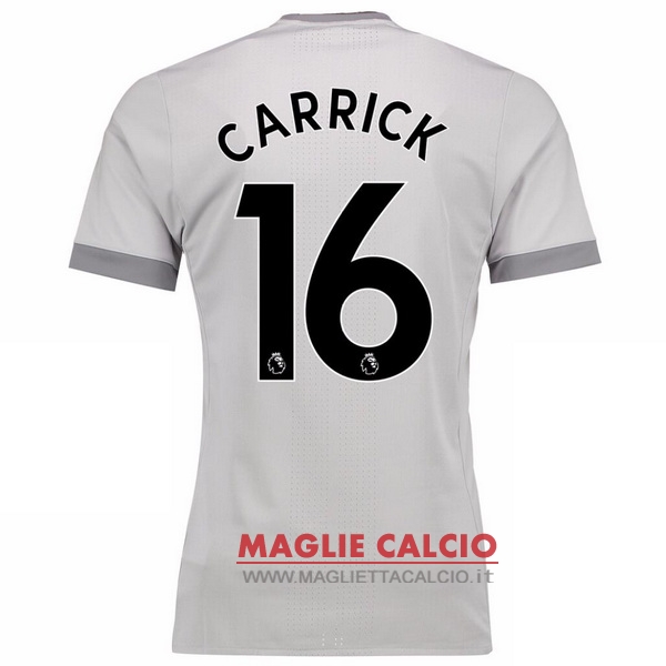 nuova maglietta manchester united 2017-2018 carrick 16 terza