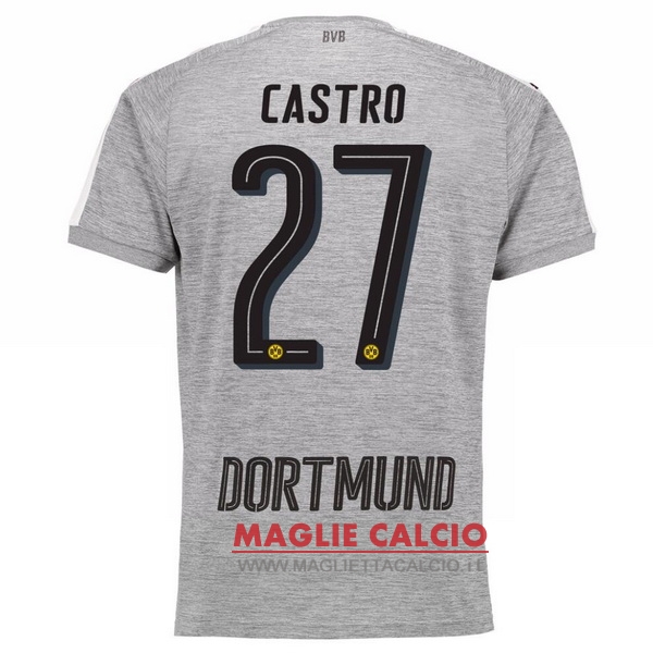 maglietta borussia dortmund 2017-2018 castro 27 terza