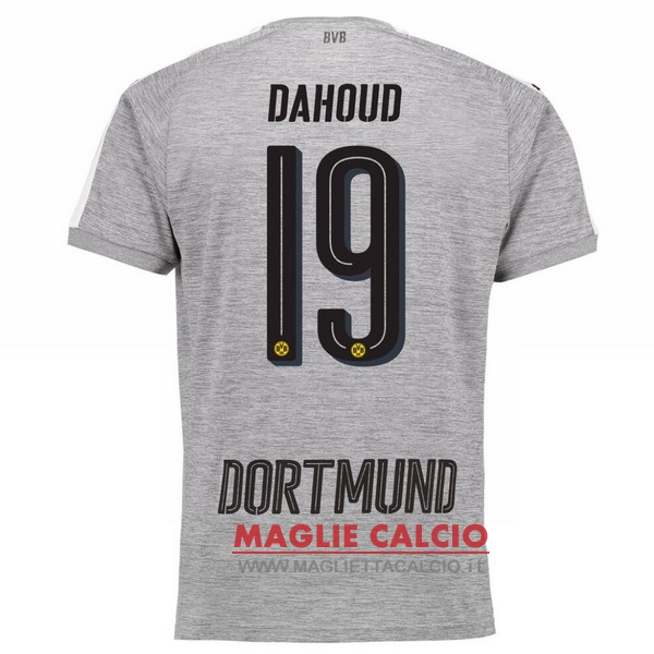 maglietta borussia dortmund 2017-2018 dahoud 19 terza