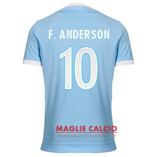 nuova maglietta lazio 2017-2018 f.anderson 10 prima