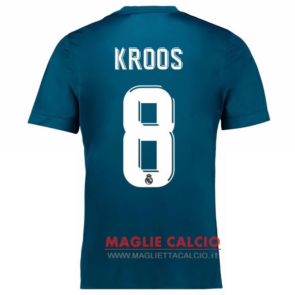 maglietta real madrid 2017-2018 kroos 8 terza