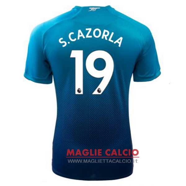 nuova maglietta arsenal 2017-2018 s.cazorla 19 seconda