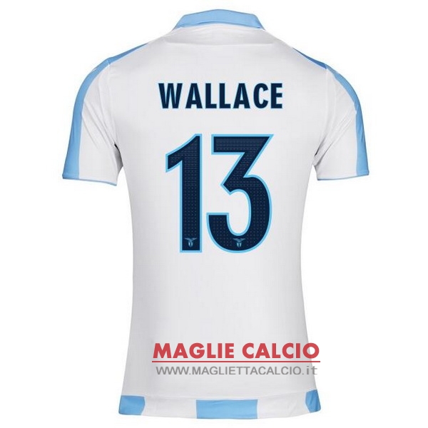 nuova maglietta lazio 2017-2018 wallace 13 seconda