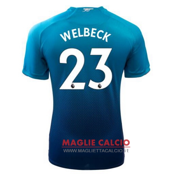 nuova maglietta arsenal 2017-2018 welbeck 23 seconda